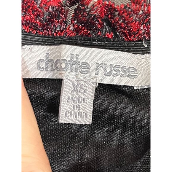 Floral Embroidery Sheer Top XS Colorful Vampire Chic Romantic Boho Hippie Indie - Picture 2 of 10